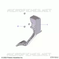 ENGINE, THROTTLE PEDAL