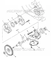 OIL PUMP  SCRAMBLER 500 W97BC50A (4943074307D010)