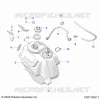 FUEL SYSTEM, FUEL TANK ASM.