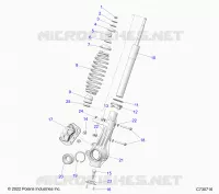SUSPENSION, FRONT STRUT 