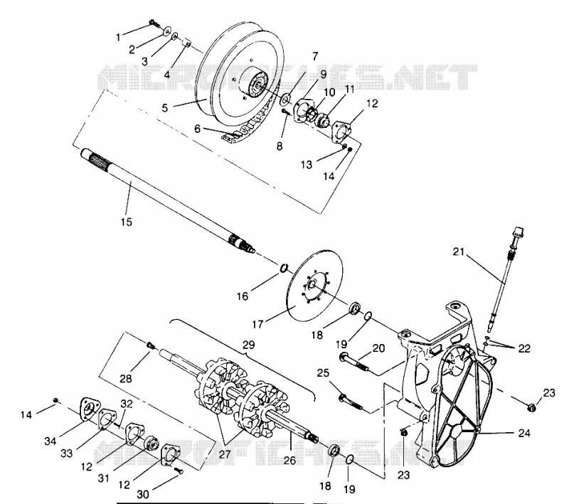 DRIVE TRAIN TRAN SPORT 0960143 AND  EURO TRAN SPORT E960143 (4932273227B009)