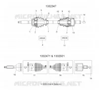 DRIVE SHAFT, FRONT