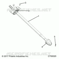 DRIVE TRAIN, FRONT PROP SHAFT