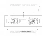 DRIVE TRAIN, MID PROP SHAFT