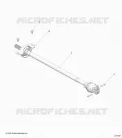 DRIVE TRAIN, FRONT PROP SHAFT