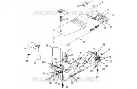 SEAT   GAS TANK ASSEMBLY  RXL 0956768 (4930783078A007)
