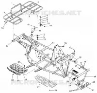 BUMPER / RACKS MOUNTING TRAIL BOSS W968527 (4935883588A007)