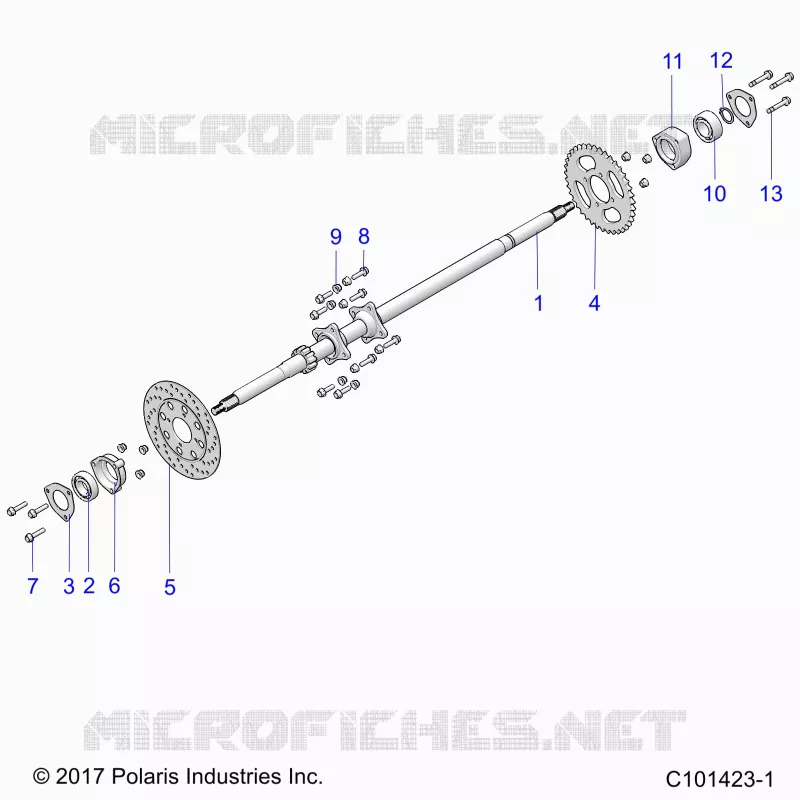 REAR SUSPENSION AXLE