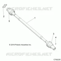 DRIVE TRAIN, REAR PROP SHAFT