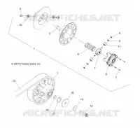 DRIVE TRAIN, SECONDARY CLUTCH