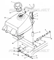 FUEL TANK MAGNUM 6X6