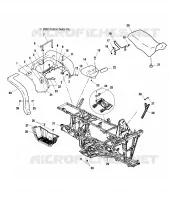 REAR SEAT/MAIN FRAME