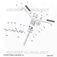 UPPER STEERING & HANDLEBAR ASM.