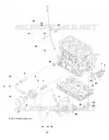 ENGINE, OIL SYSTEM AND DIPSTICK