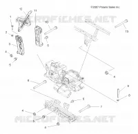 DRIVE TRAIN, MAIN GEARCASE MOUNTING