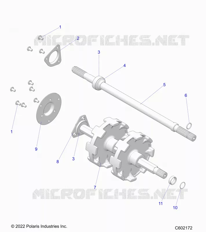 DRIVE TRAIN, JACKSHAFT AND DRIVE SHAFT