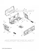 REAR BODYWORK FLOOR AND FENDERS