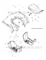 REAR BODYWORK CAB, SEAT AND FOOTWELLS