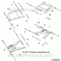 REAR SUSPENSION CONTROL ARMS
