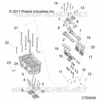CYLINDER HEAD AND VALVES