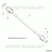 DRIVE TRAIN, REAR PROP SHAFT