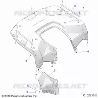 REAR BODYWORK CAB