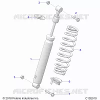 SUSPENSION, REAR SHOCK