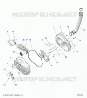 DRIVE TRAIN, CLUTCH COVER AND DUCTING