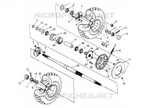 REAR WHEEL DRIVE ASSEMBLY TRAIL BOSS W958527 (4930323032C002)