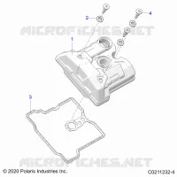 ENGINE, VALVE COVER