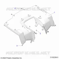 REAR BODYWORK CAB