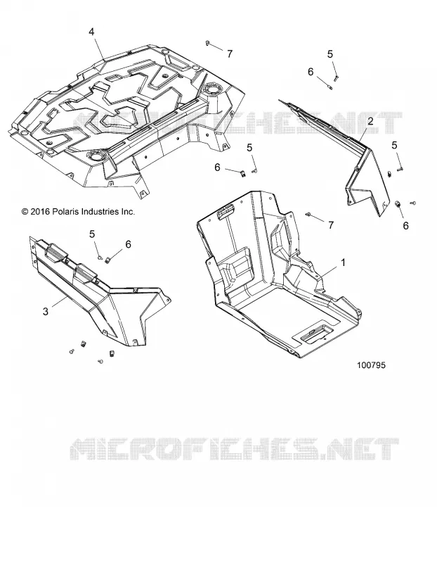REAR BODYWORK BOX AND FENDERS