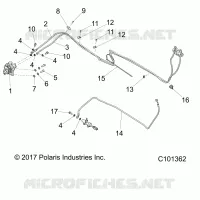 BRAKES, REAR BRAKE LINES