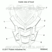 HOOD FOAM/FIBER