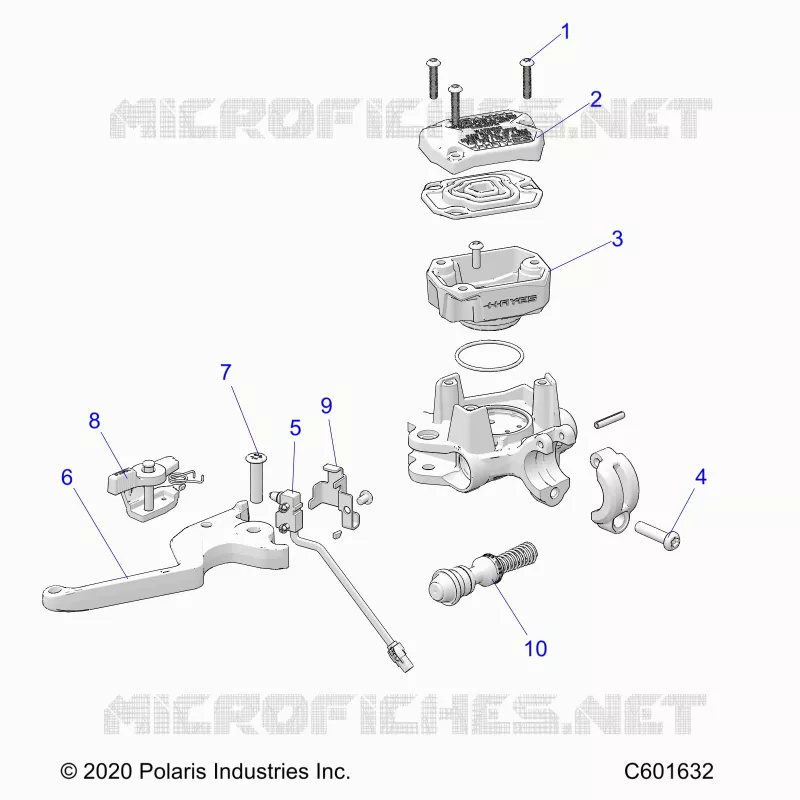 BRAKES, MASTER CYLINDER ASM.