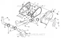 CLUTCH COVER XPRESS 300 W98CA28C (4945364536C001)