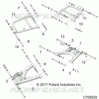 REAR SUSPENSION CONTROL ARMS