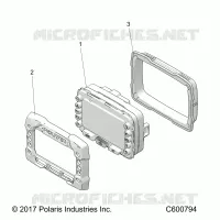 ELECTRICAL, MULTI FUNCTION GAUGE, NO GPS