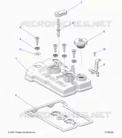 ENGINE, VALVE COVER