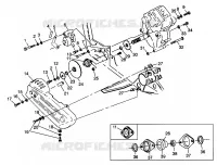 GEARCASE/BRAKE AND CHAIN COVER MOUNTING