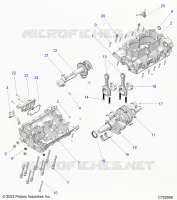 ENGINE, CRANKCASE, CRANKSHAFT