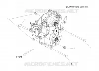 DRIVE TRAIN, GEARCASE MOUNTING