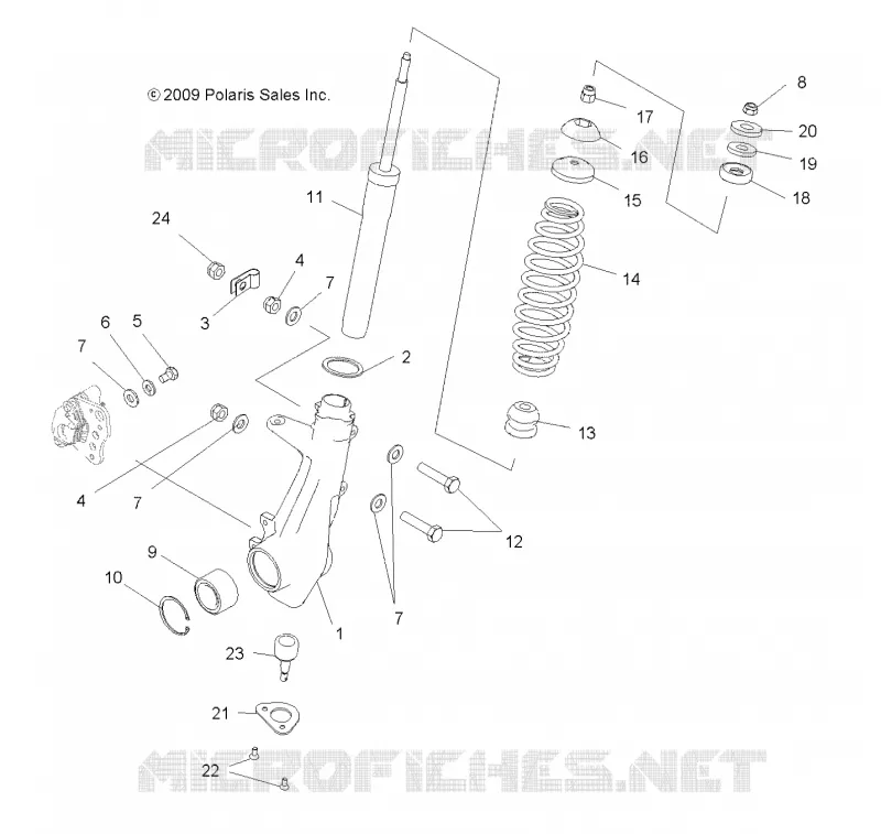 FRONT SUSPENSION STRUT