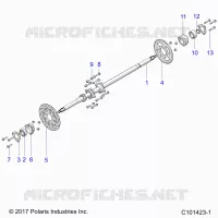 REAR SUSPENSION AXLE