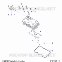 ENGINE, VALVE COVER