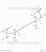 SUSPENSION, STABILIZER BAR, REAR