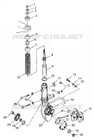 FRONT STRUT    XPLORER 300 W97CC28C (4939813981B006)