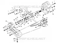 GEARCASE/BRAKE AND CHAIN COVER MOUNTING  4X4 400L W948140 (4926772677C003)