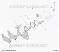 BRAKES, FRONT BRAKE CALIPER