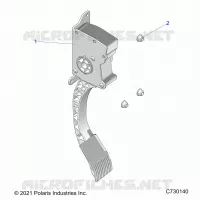 ENGINE, THROTTLE PEDAL